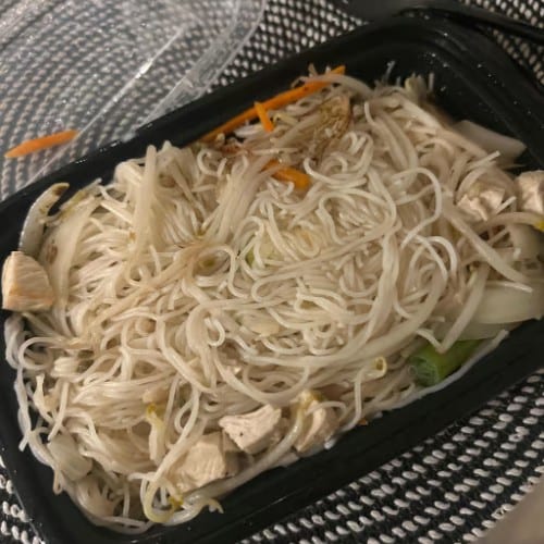 Chicken Rice Sticks Noodles.