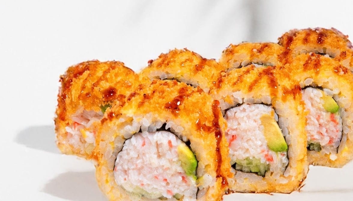 D2 Deep Fried California Roll.