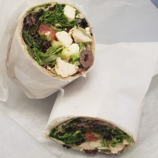 Traditional Greek Mediterranean Wrap