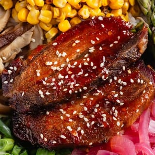 Korean rib bowl