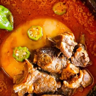 Peanut Butter and White Rice (Goat or Beef)