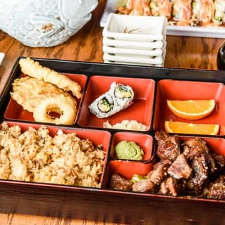 Steak & Shrimp Bento Box