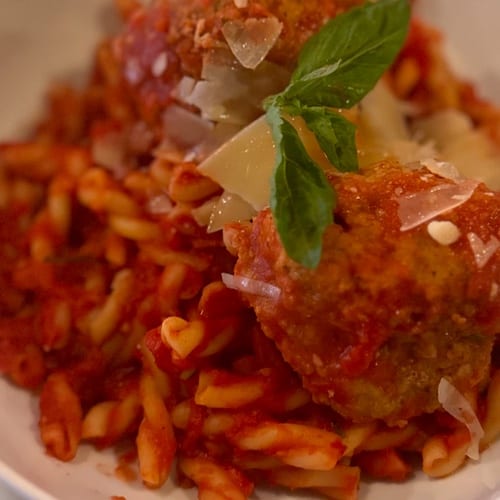 Meatballs & Pasta.