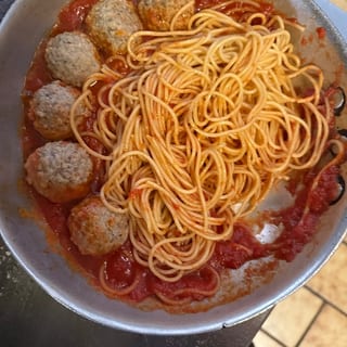 Spaghetti with Meatballs - Dinner