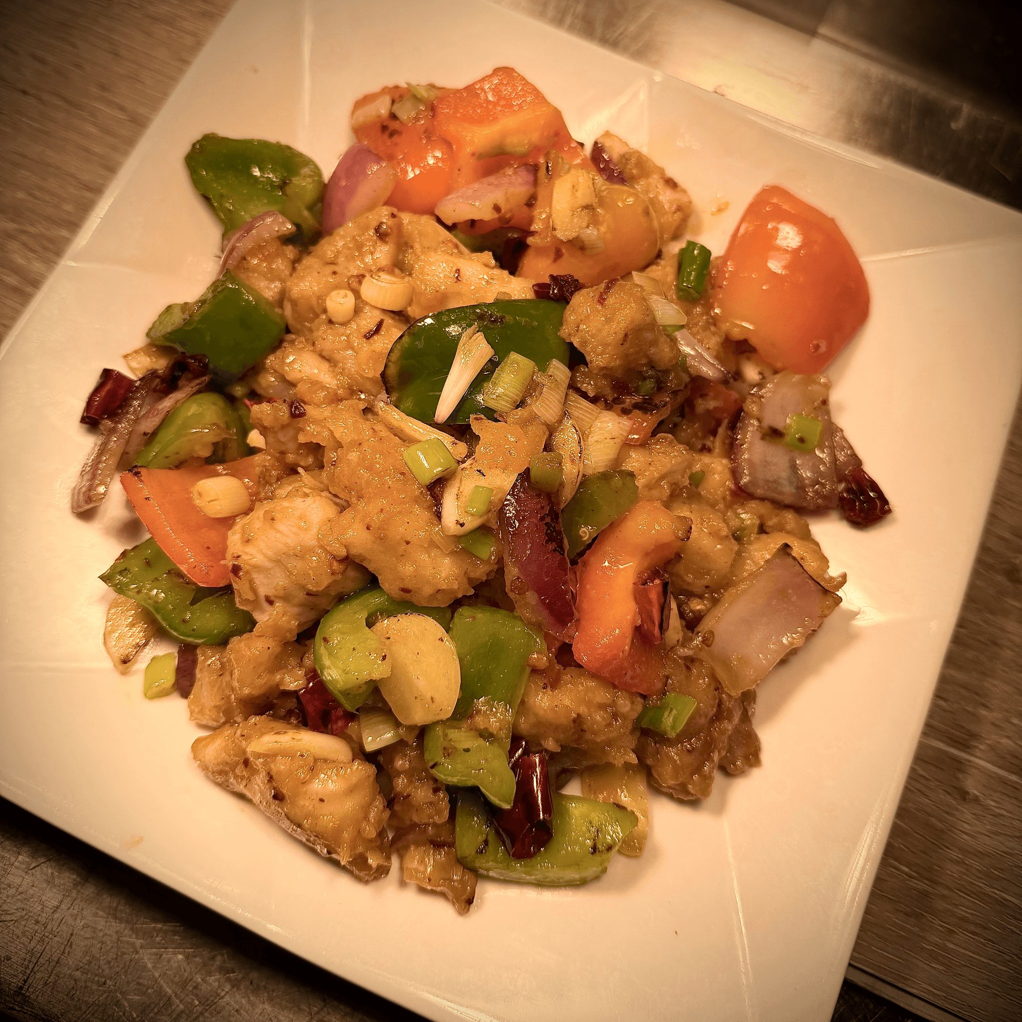 C2. Twin Pepper Chicken (Spicy).