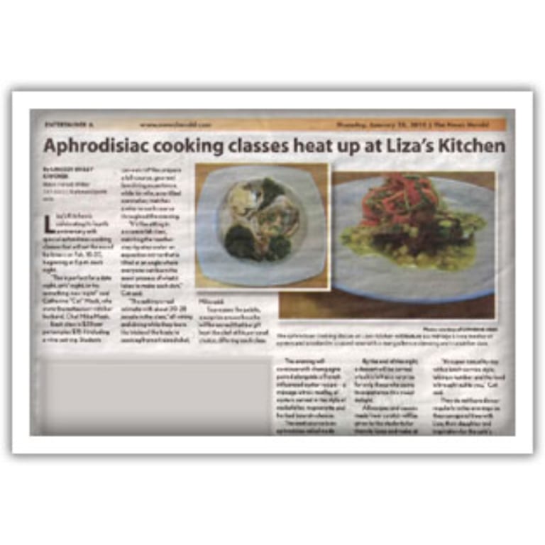 Aphrodisiac Cooking Classes at Liza's Kitchen