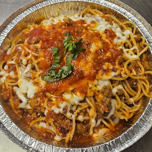 Spaghetti & Meat Sauce.