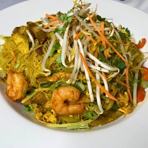 Singapore Rice Noodles Vegetable.