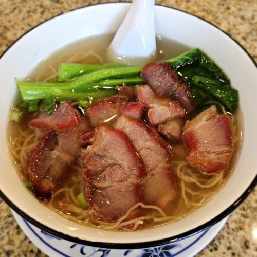 Bbq Pork Noodle Soup.