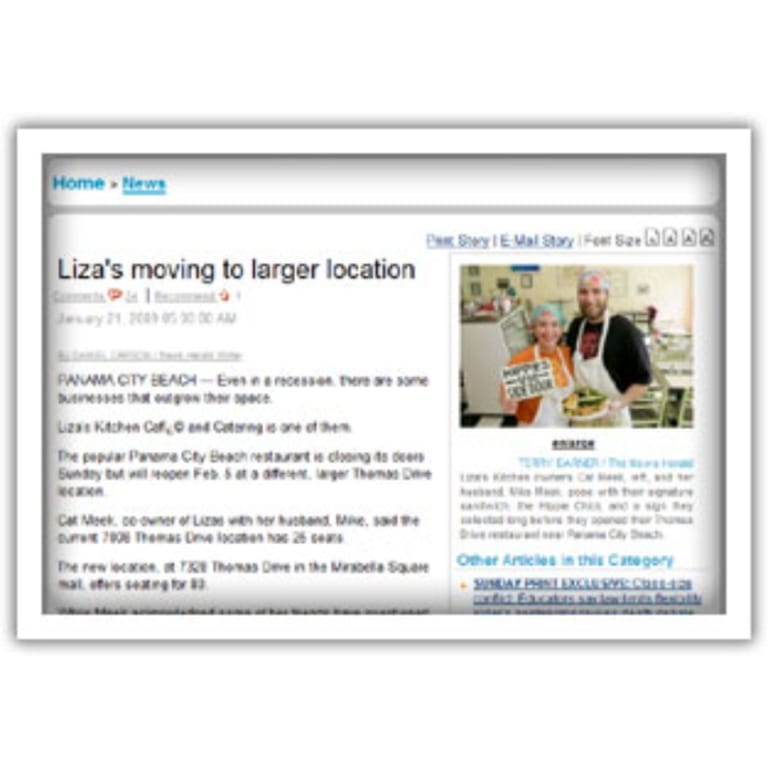  Liza's moving to larger location