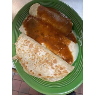 12. One Beef Burrito, One Beef Enchilada & One Beef or Chicken Quesadilla