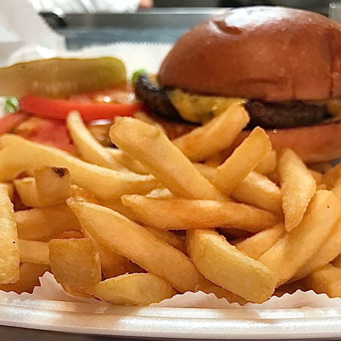 CharGrilled Signature Burger.