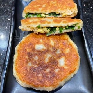 Chive Pancakes