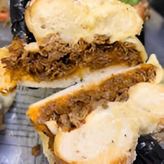 Cheesesteak Garlic Knot Sandwiches