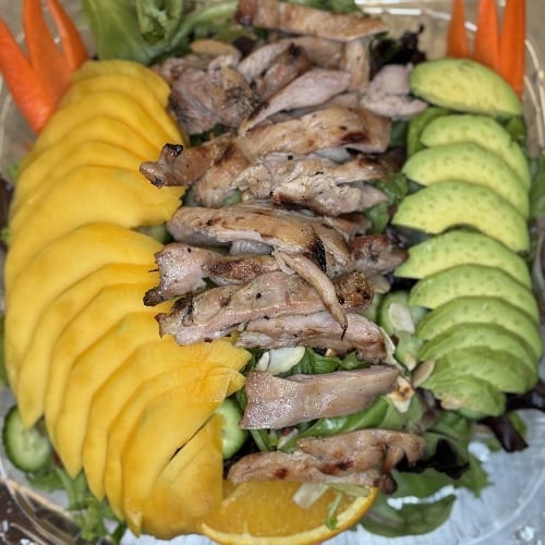 Chicken Mango Avocado Salad.