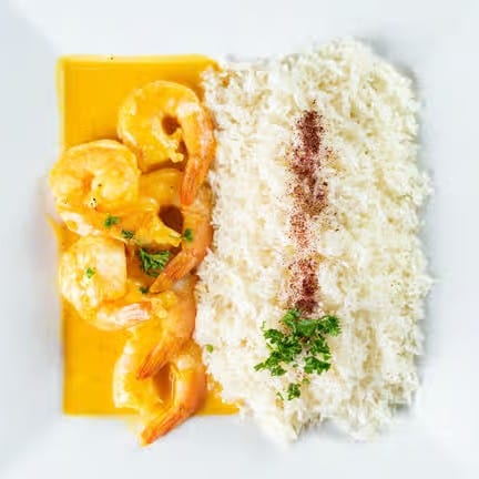 Shrimp in Garlic Sauce.