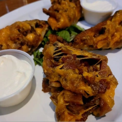 Loaded Potato Skins.