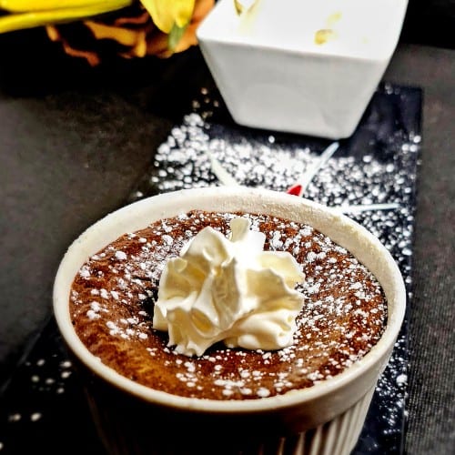 Chocolate Lava Cake & Vanilla Gelato.