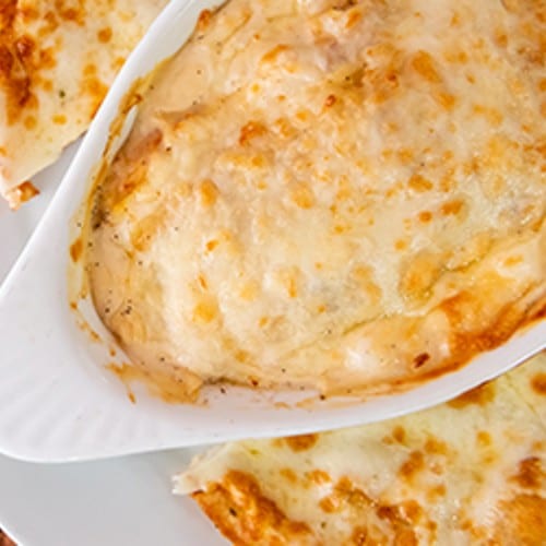 Large Crawfish Lasagna.