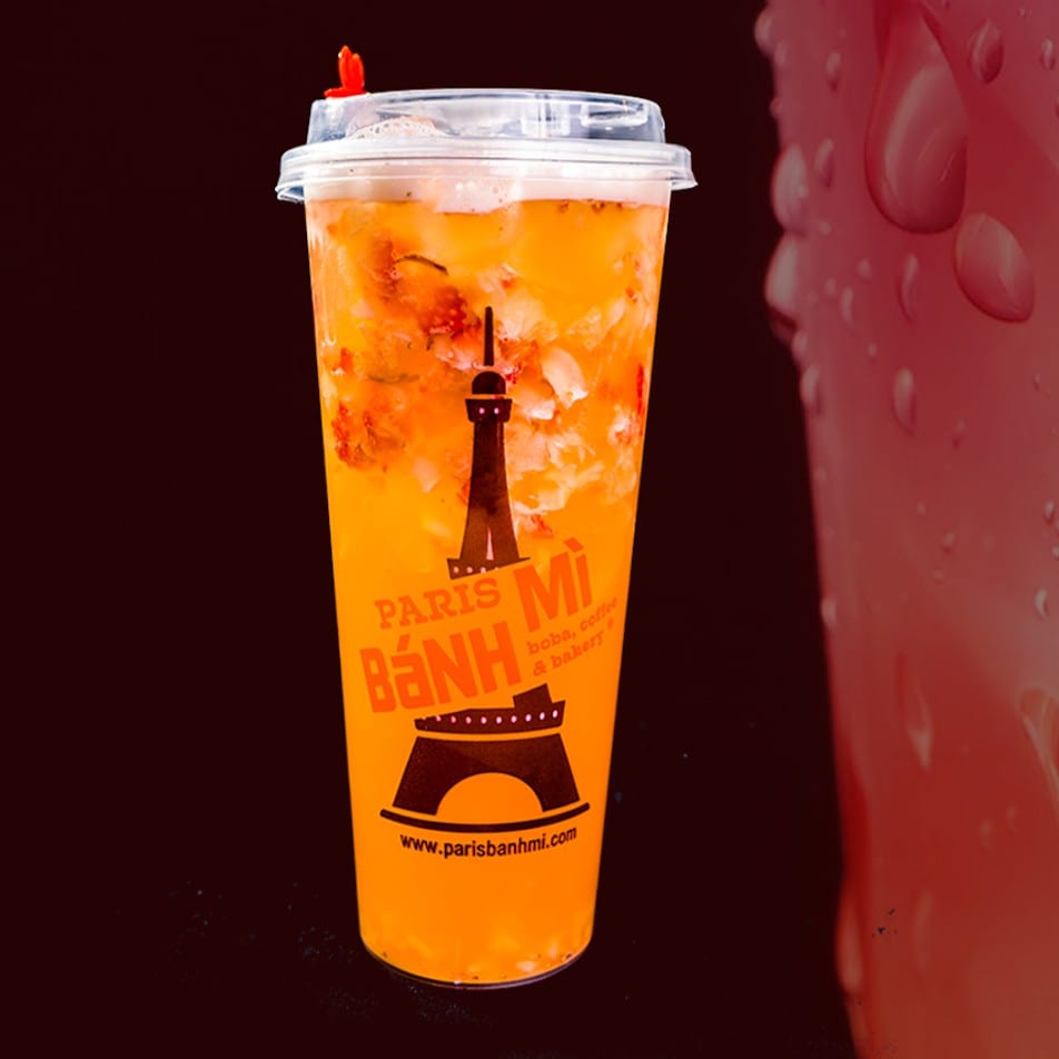 05. LYCHEE STRAWBERRY FRUIT TEA.