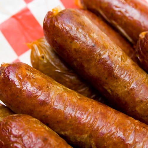 Smoked Link Beef Sausage.