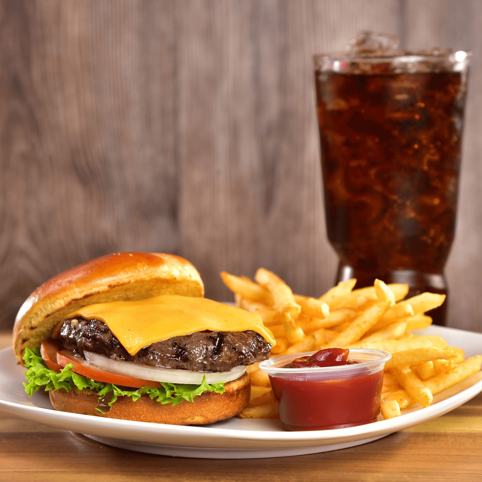Classic Cheeseburger Meal.