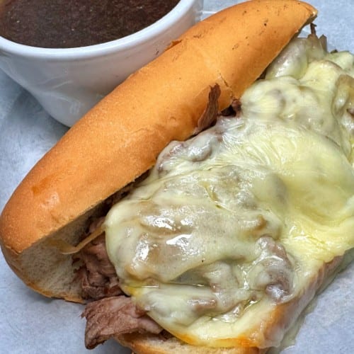 French Dip Sandwich.