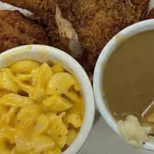 4 Piece Fried Chicken Dinner.