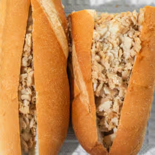 Chicken Cheese Steak Hoagie.