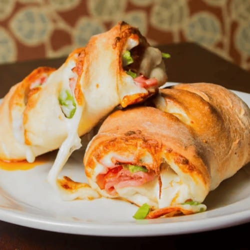 Traditional Stromboli.