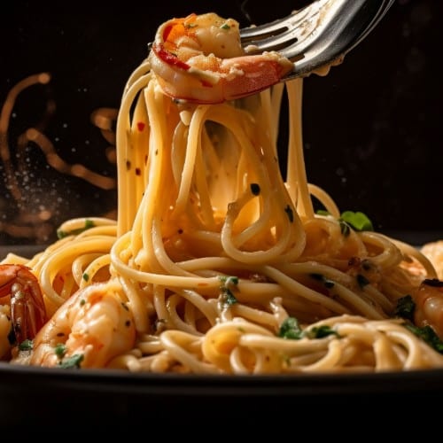 Linguini Shrimp Scampi.