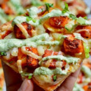  Paneer Tikka Naan Pizza