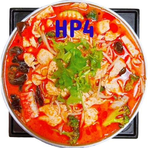 HP-4. Thai Red Curry Chicken Hot Pot.