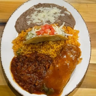 I. Chile Con Carne, One Taco & One Tamal Combo