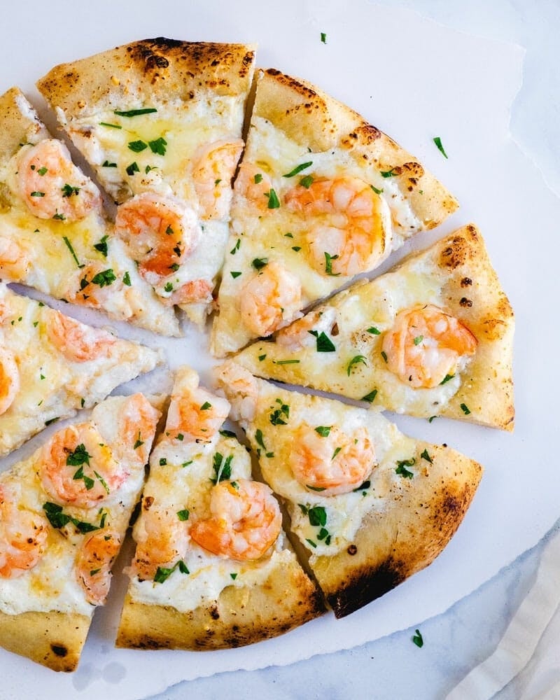 Shrimp Pizza.