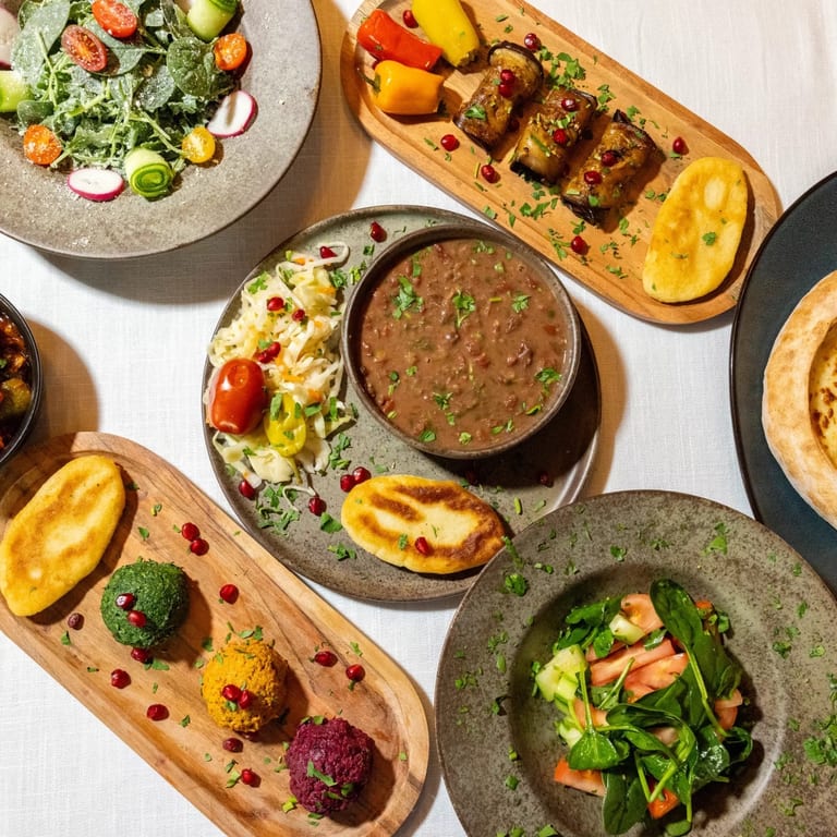 Vibrant Veggie Delight: Pkhali Rolls