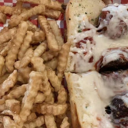 Mama's Meatball Sub Sandwich.