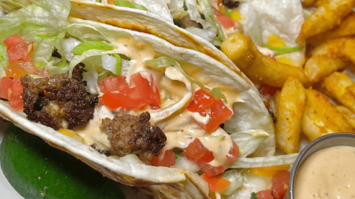 Southwest Smash Tacos Lunch.