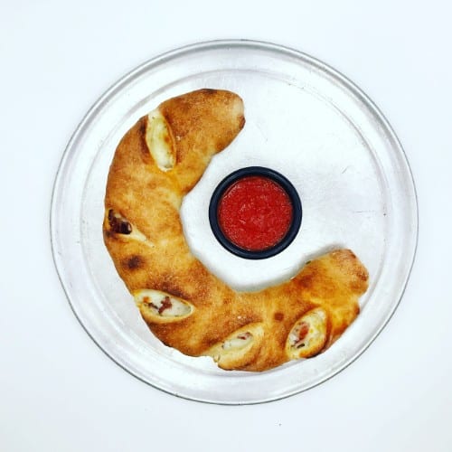 Cheesy Stromboli.