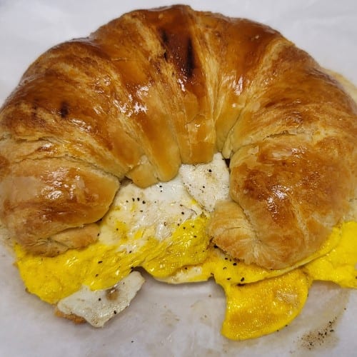 Egg & Cheese on Croissant.