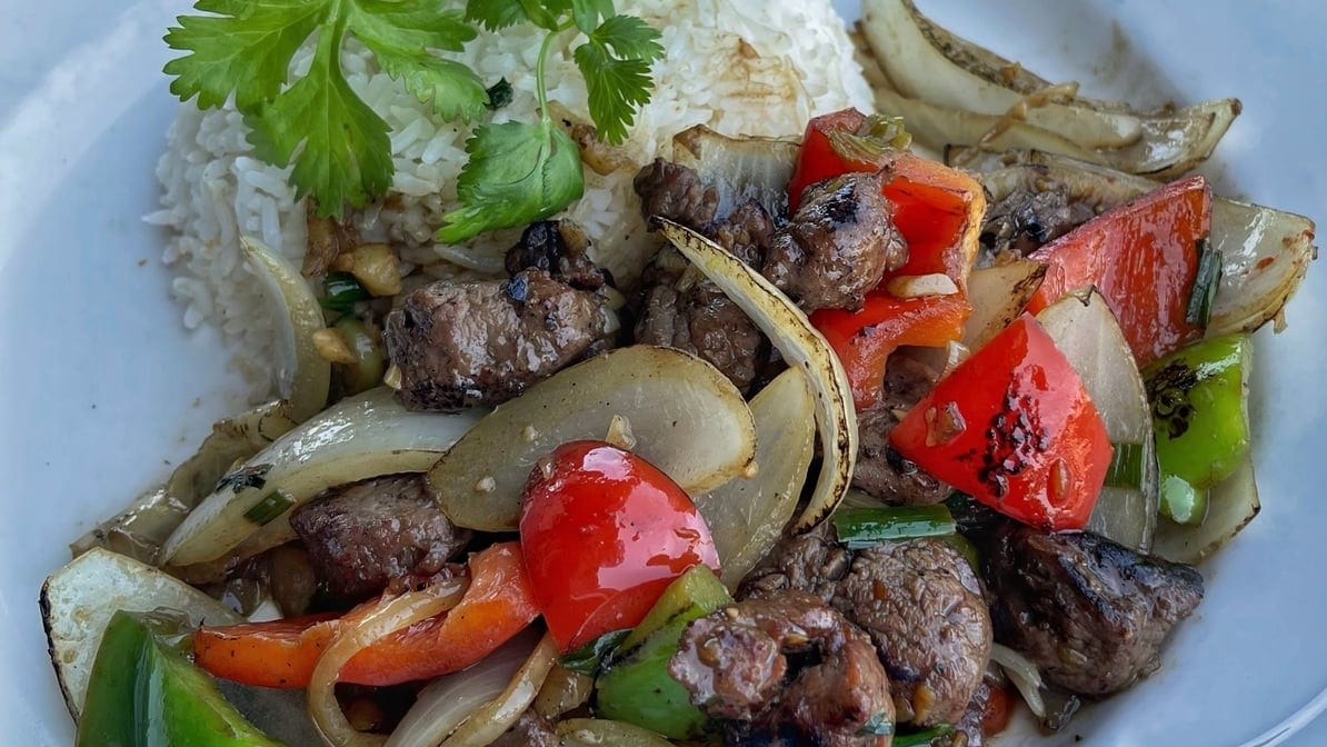 37. House Signature Shaken Beef - Bo Luc Lac.