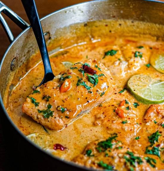Salmon Curry.