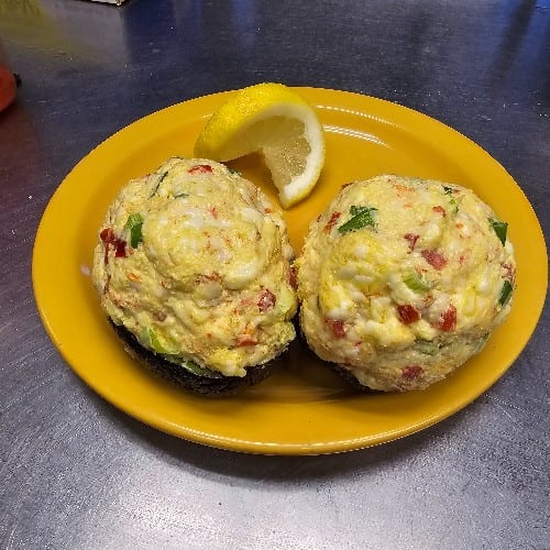 Crab Stuffed Avocado.