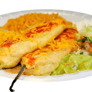 14. Chiles Rellenos Plate