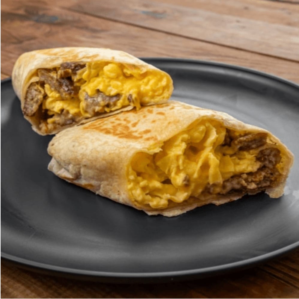Breakfast Burrito (Meat, Egg & Cheese).