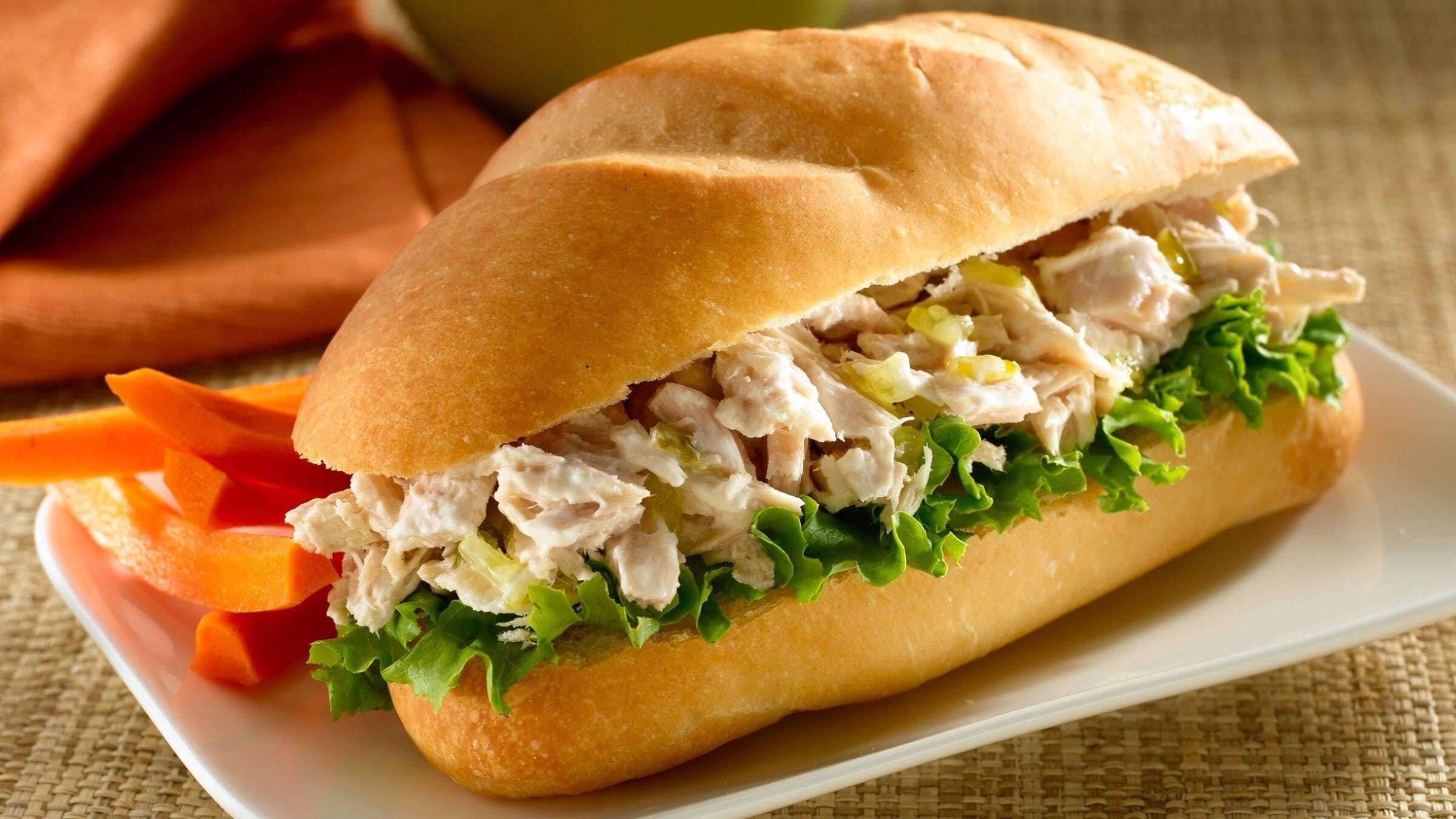 Tuna Salad & Cheese Hoagie.