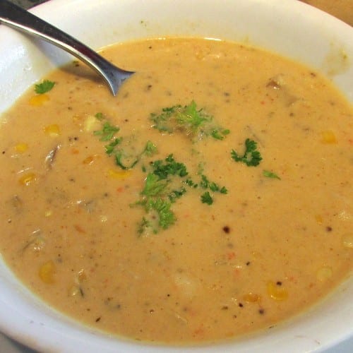 Kickin' Kani Chowder Soup.