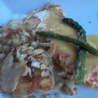 Crabmeat & Tomato Omelet