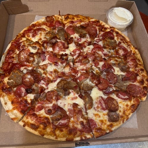 Meat Lovers Pizza.