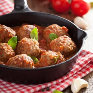 Mini Meatballs by the Pan